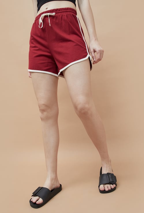 GINGER Solid Lounge Shorts