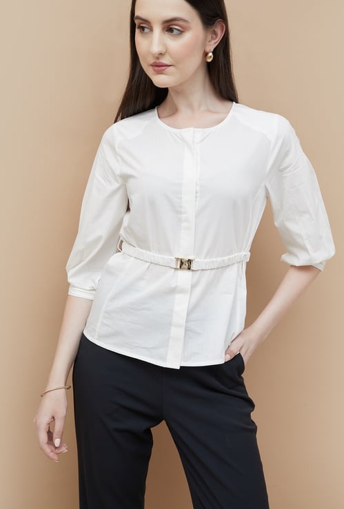CODE CLASSIC Solid Belted Top