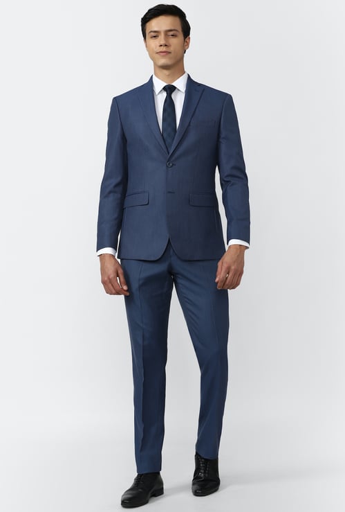 PETER ENGLAND Textured Slim Fit Two-Piece Suit