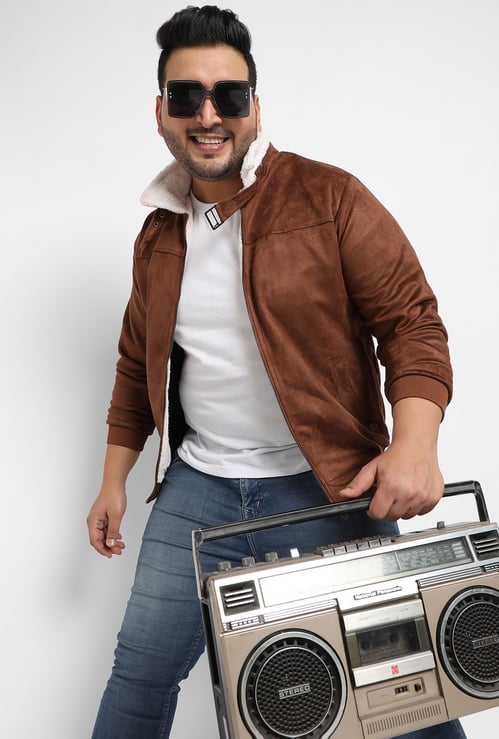INSTAFAB PLUS Solid Casual Jacket