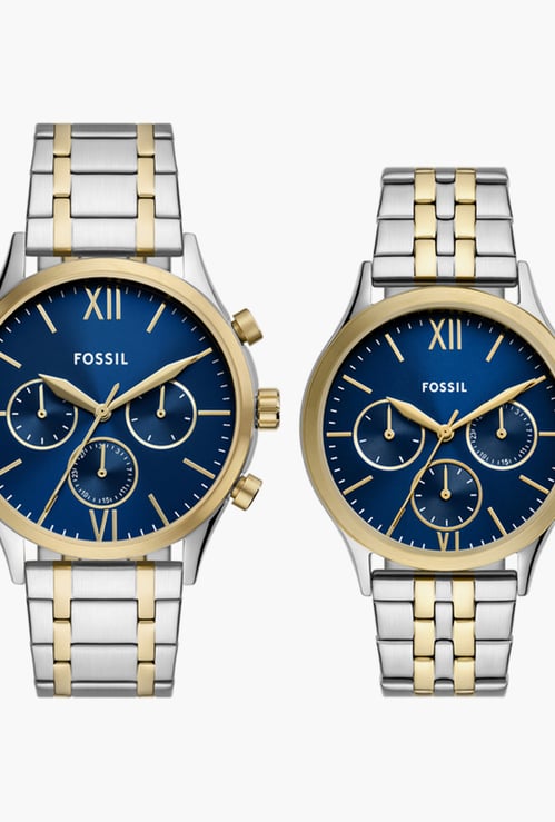 FOSSIL Fenmore Multifunction Couple Watch Set - BQ2900SET