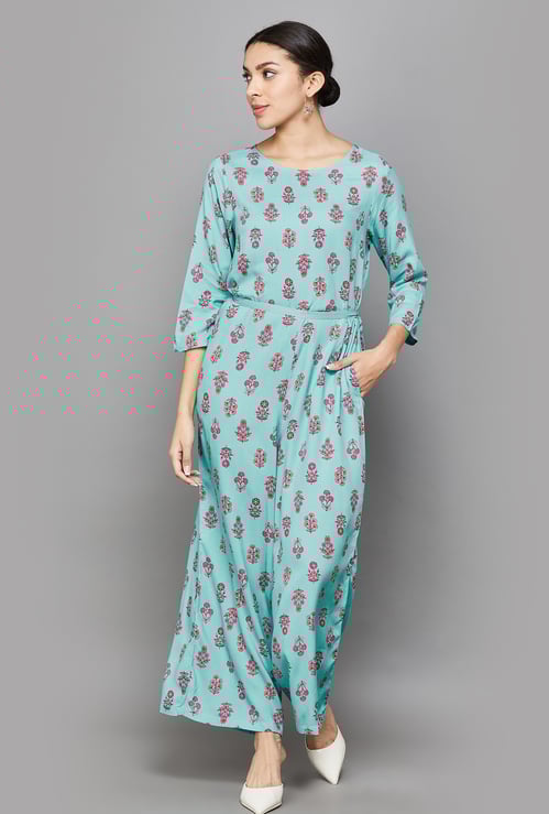 GLOBAL DESI Floral Print Jumpsuit