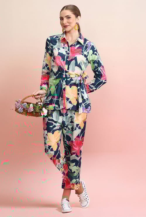 INDO ERA Floral Printed Co-Ord Set