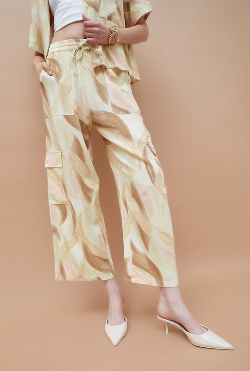 GINGER Printed Straight Fit Cargos