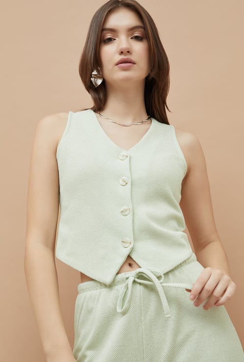 GINGER Textured Vest Top