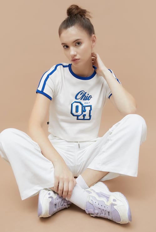 KAPPA Printed Crop T-shirt