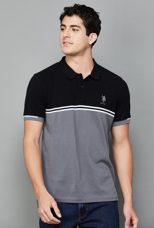 U.S. POLO ASSN. Striped Polo T-shirt