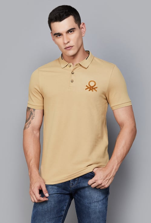 UNITED COLORS OF BENETTON Knit Polo T-shirt