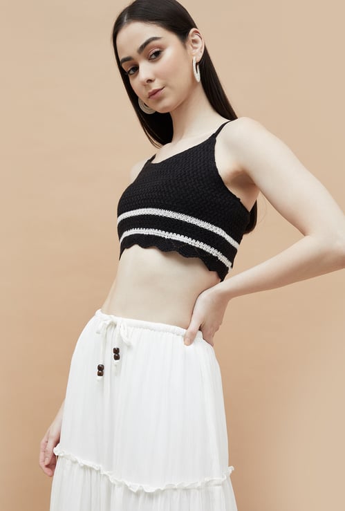 GINGER Crocheted Crop Top