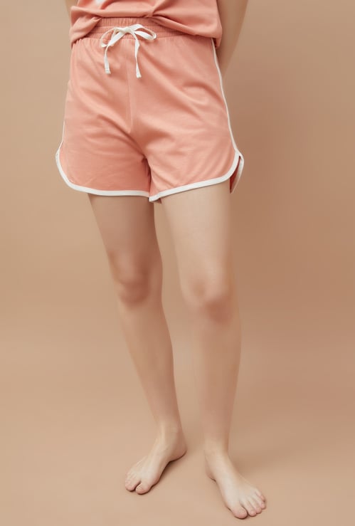 GINGER Solid Lounge Shorts