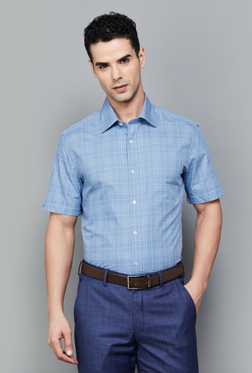 LOUIS PHILIPPE Checked Classic Fit Formal Shirt