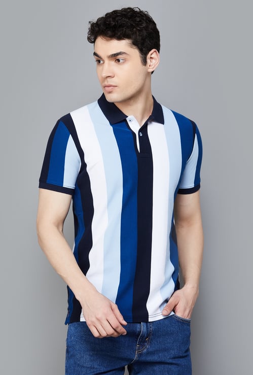PEPE JEANS Striped Polo T-shirt