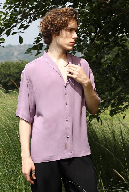 CAMPUS SUTRA Textured Regular Fit Shirt