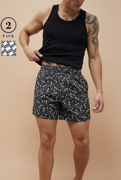 FAME FOREVER Printed Boxers -  Pack of 2