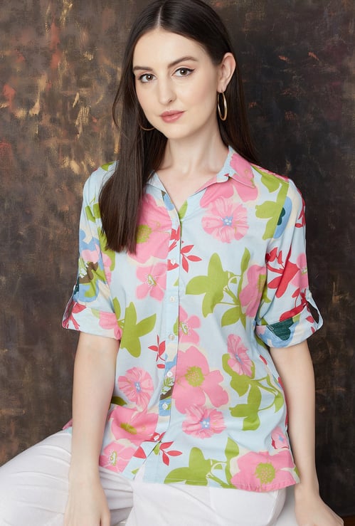 MELANGE Floral Print Kurti