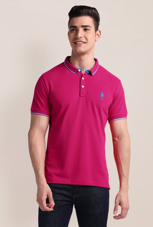 U.S. POLO ASSN. Solid Slim Fit Polo Shirt