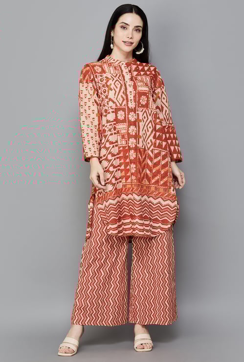 BIBA Printed Straight Kurta Set