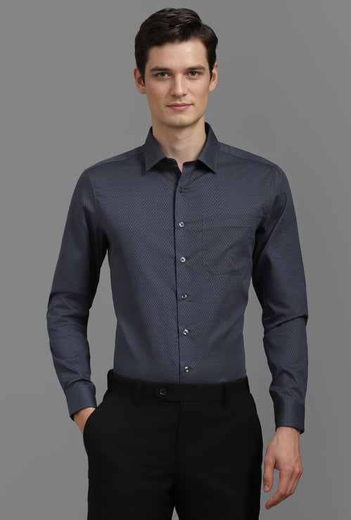 LOUIS PHILIPPE Patterned Slim Fit Formal Shirt