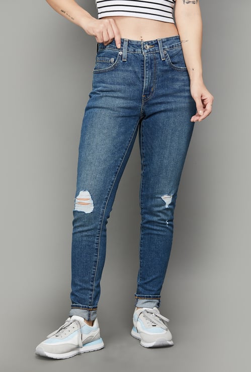 LEVI'S Distressed Skinny Fit Jeans