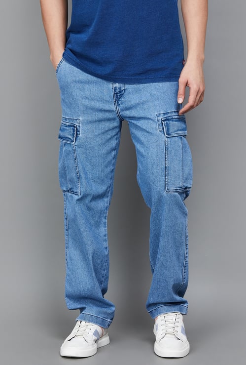 LEVI'S Washed Cargo Jeans
