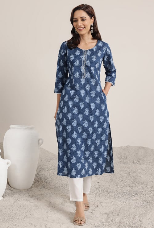 LIBAS Printed Straight Kurta
