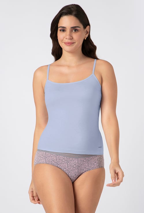 AMANTE Solid Spaghetti Strap Camisole