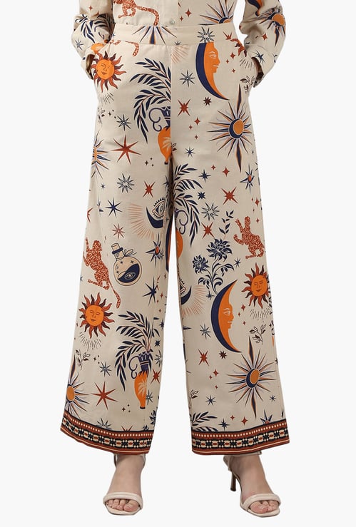 VERO MODA Printed Trousers