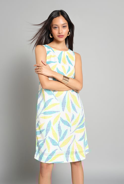 AND Printed Shift Dress