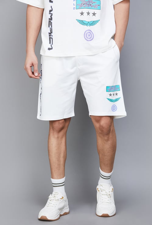 FREE AUTHORITY Printed Regular Fit Shorts
