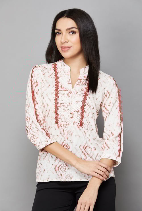 LATIN QUARTERS Printed Tunic