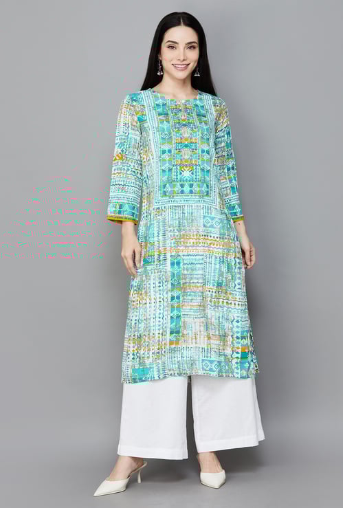 BIBA Printed Straight Kurta