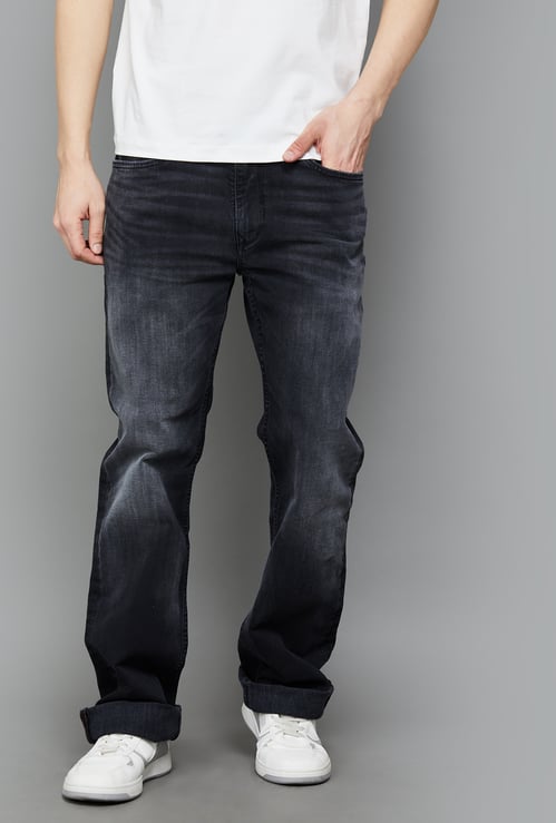 LEVI'S 527 Washed Slim Bootcut Jeans