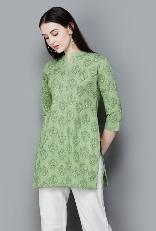 SPAN Printed Straight Kurti