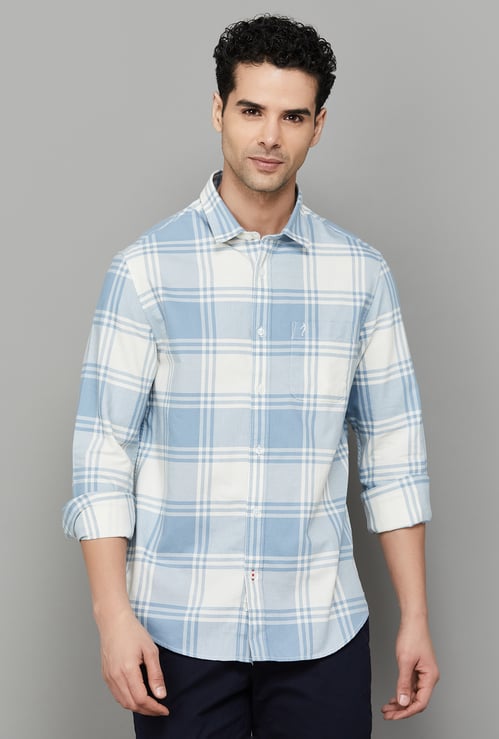 INDIAN TERRAIN Checked Slim Fit Shirt
