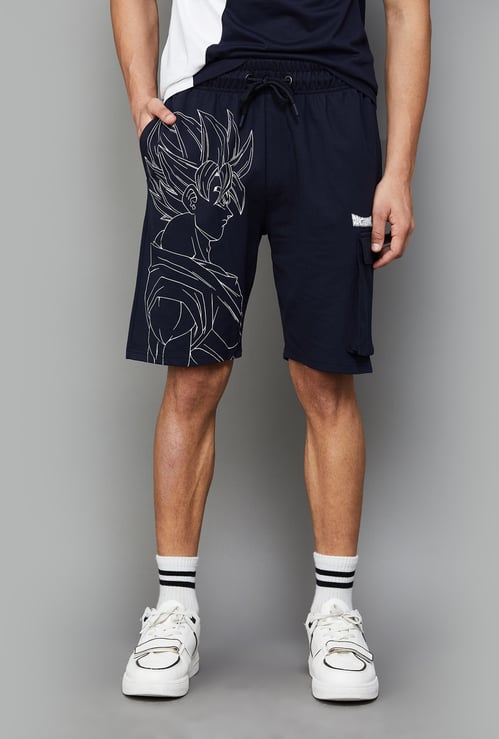 FREE AUTHORITY Dragon Ball Z Printed Shorts