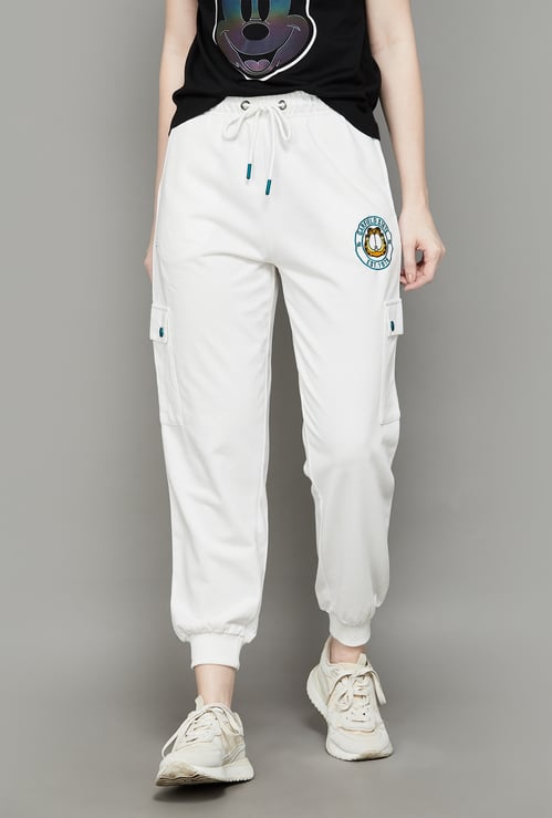 FREE AUTHORITY Garfield Applique Joggers