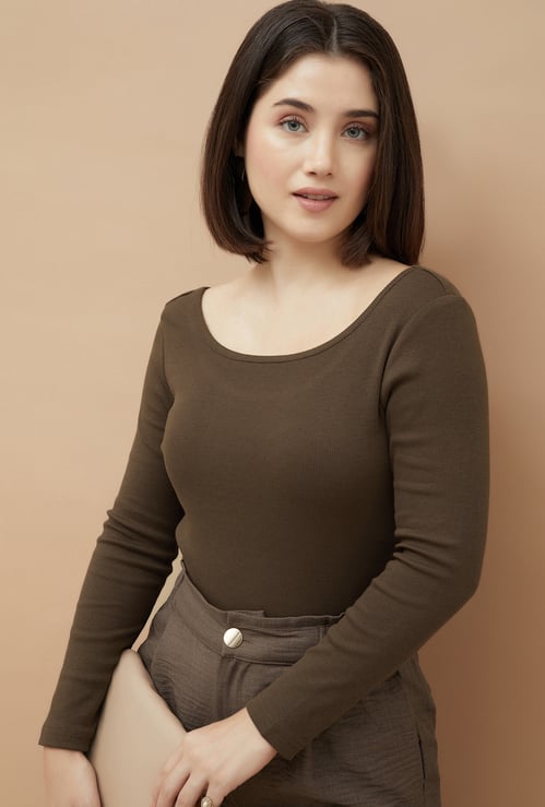 CODE Ribbed T-shirt