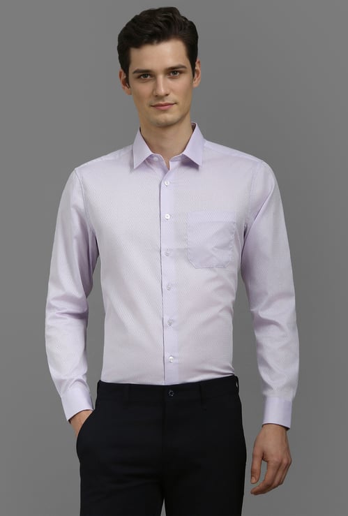 LOUIS PHILIPPE Textured Slim Fit Formal Shirt