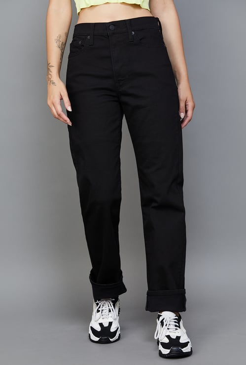 LEVI'S Solid Straight Fit Jeans