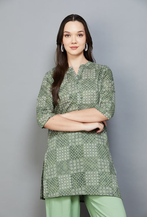 AURELIA Printed Straight Kurti