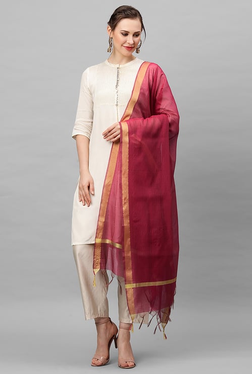 INDO ERA Solid Dupatta