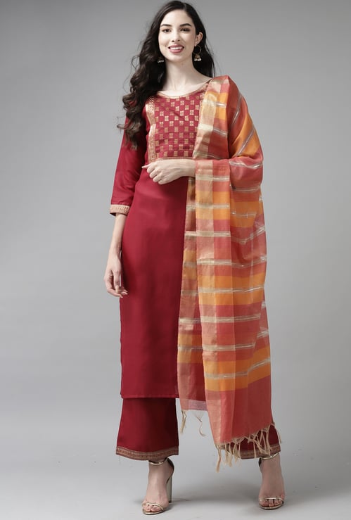 INDO ERA Striped Dupatta