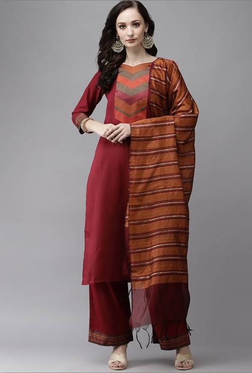 INDO ERA Striped Dupatta