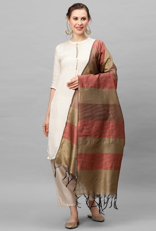 INDO ERA Striped Dupatta