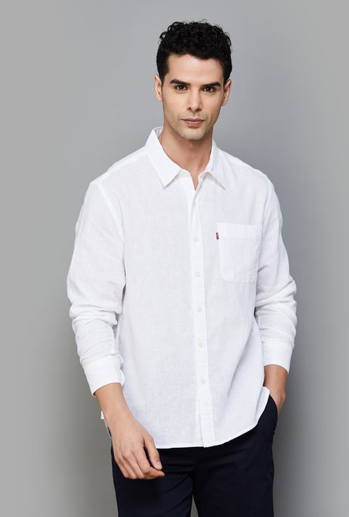 LEVI'S Solid Regular Fit Shirt