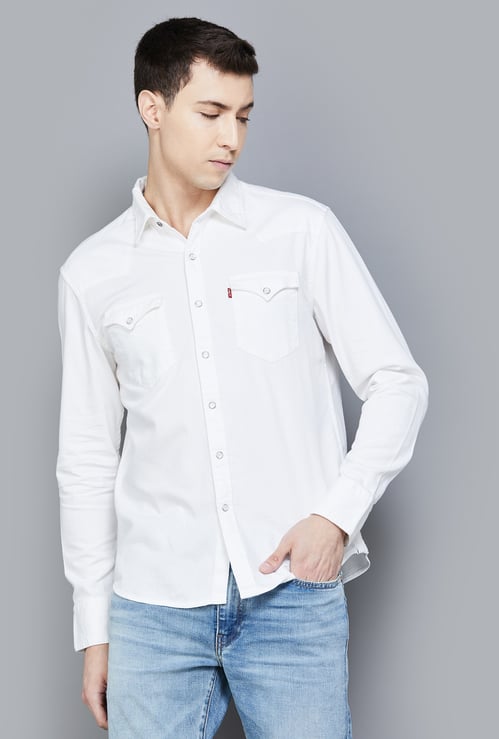 LEVI'S Solid Slim Fit Shirt