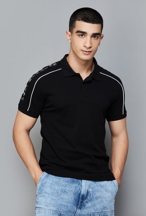 LEVI'S Printed Sleeves Polo T-shirt