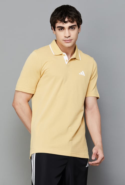 ADIDAS Solid Active Polo T-shirt