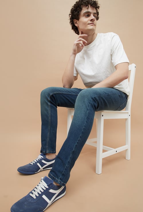 FORCA Stonewashed Slim Tapered Jeans