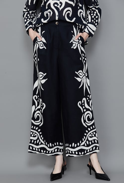 VERO MODA Printed Trousers